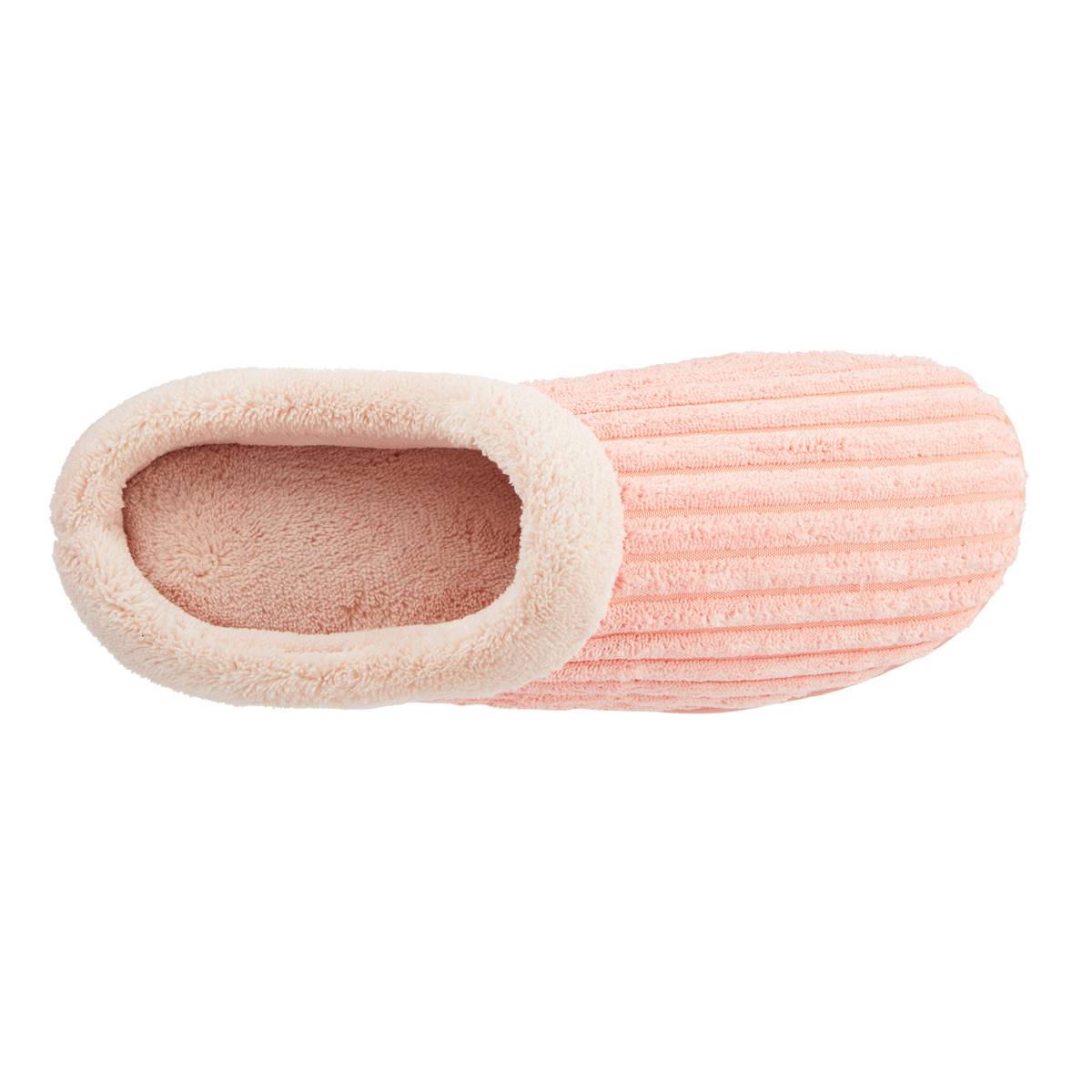 Womens Isotoner Penelope Microterry Hoodback Slippers