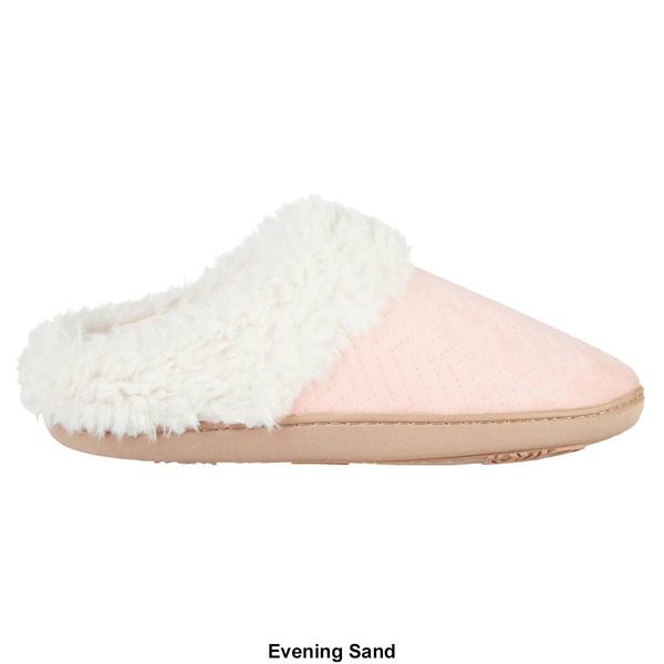 Womens Isotoner Louise Quilt Chevron Hoodback Slippers alternate view