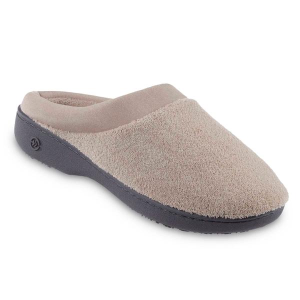 Womens Isotoner Microterry Hoodback Slippers