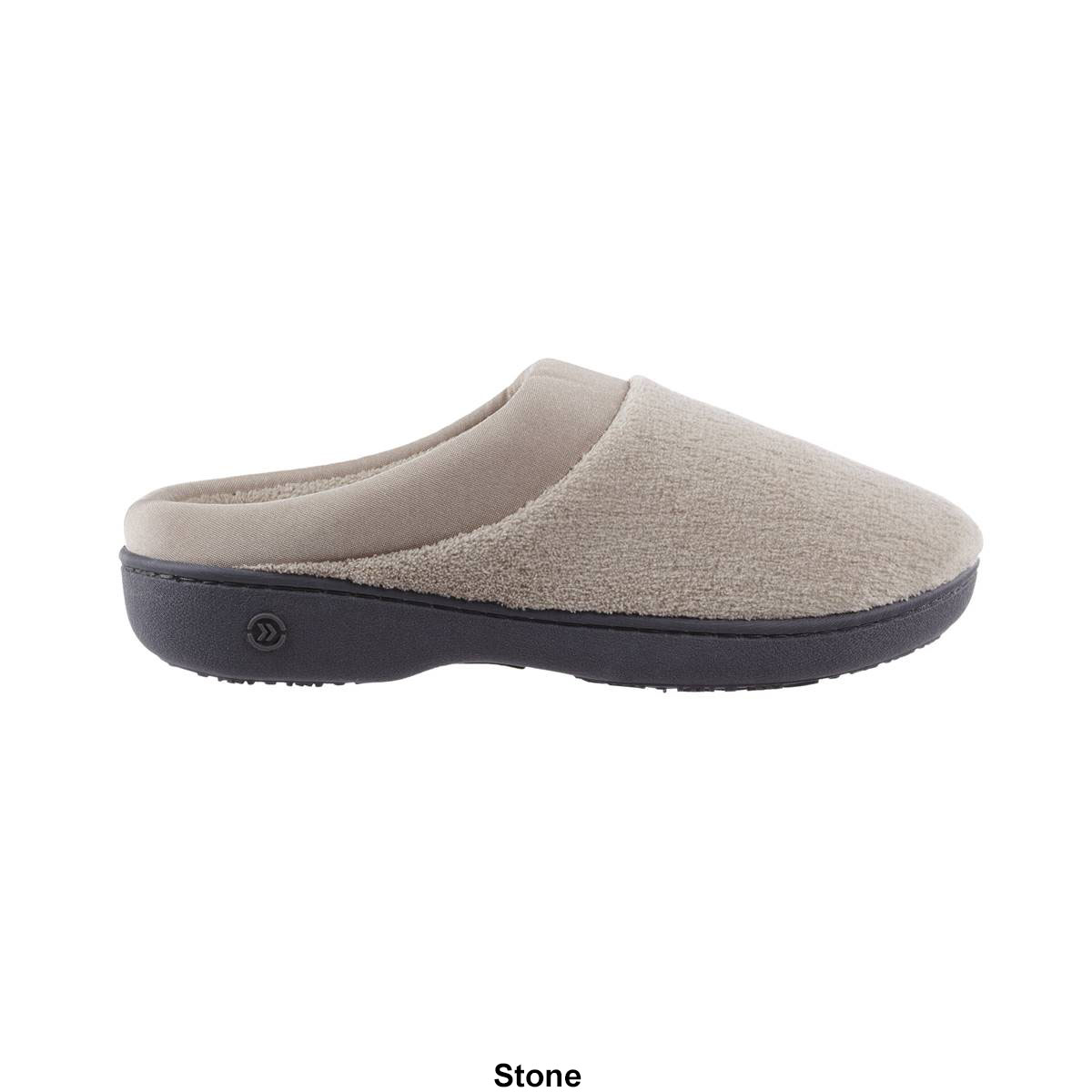 Womens Isotoner(R) Microterry Hoodback Slippers