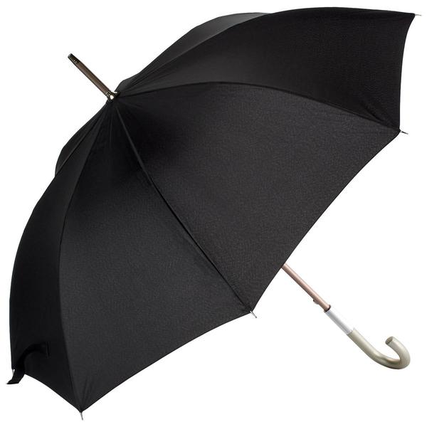 Isotoner Auto Open J-Handle Stick Umbrella - Metro alternate view