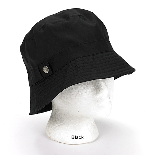 Womens Totes Bucket Band & Snap Rain Hat