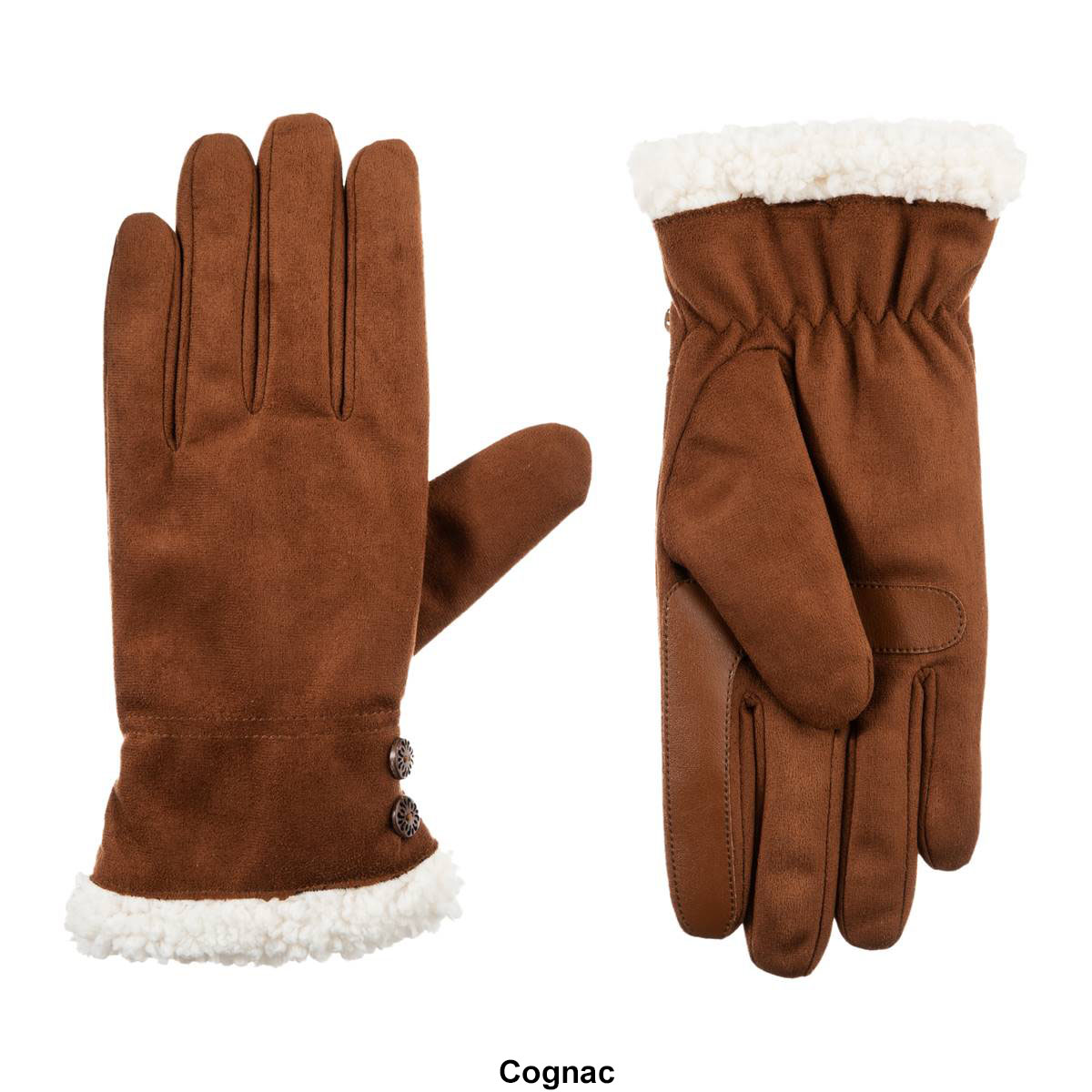 Womens Isotoner Recycled Microsuede Water Repellent Gloves