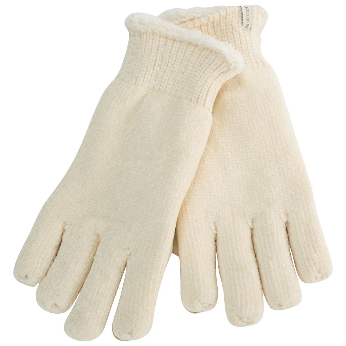 Womens Isotoner Chenille Solid Gloves