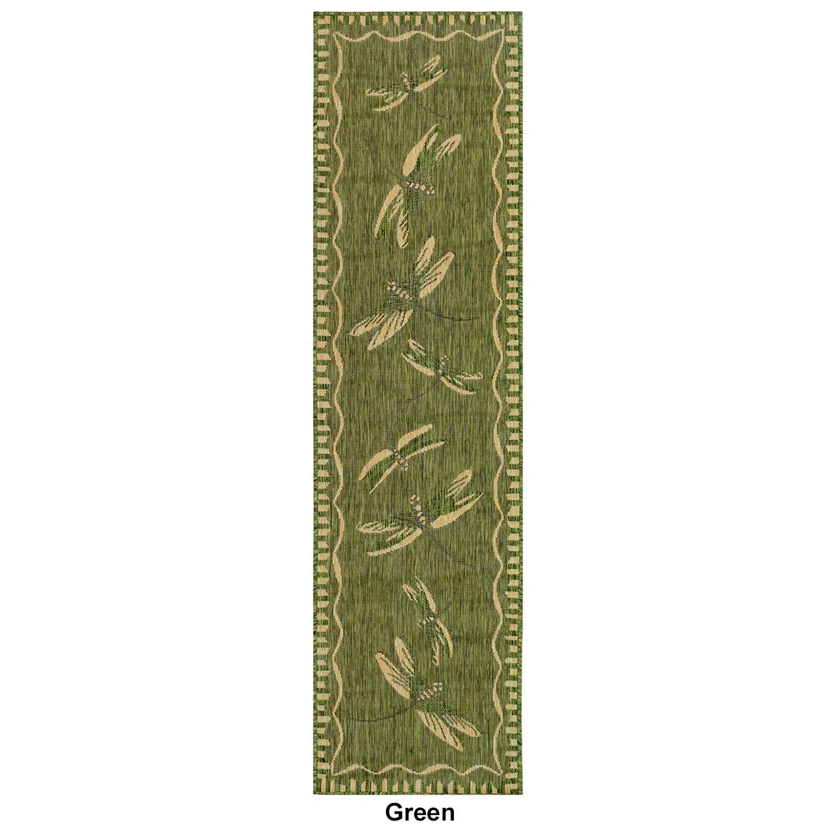 Liora Manne Carmel Dragonfly Rectangular Runner