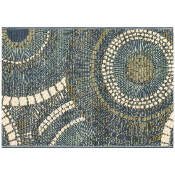 Liora Manne Esencia Circles Rectangular Accent Rug