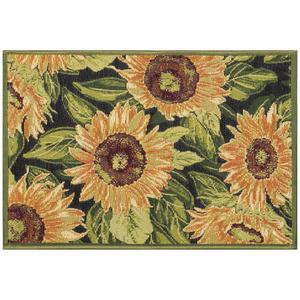 Liora Manne Esencia Sunflowers Rectangular Accent Rug