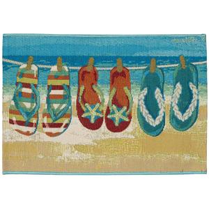 Liora Manne Esencia Flip Flops Forever Rectangular Accent Rug