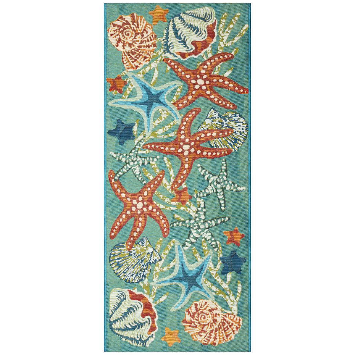 Liora Manne Esencia Starfish Song Rectangular Runner