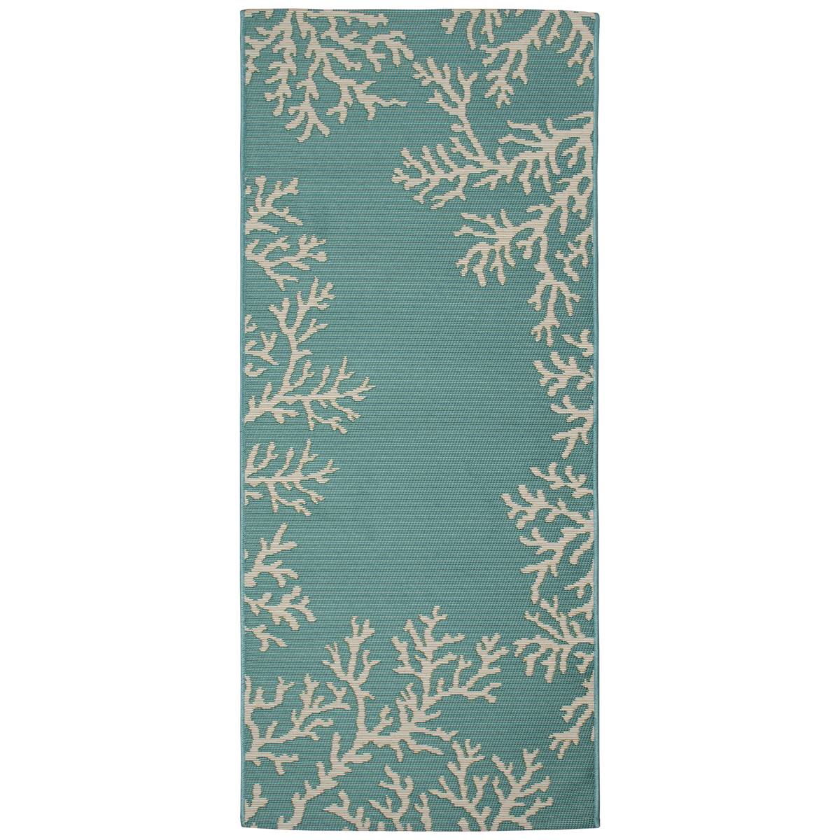 Liora Manne Esencia Coral Edge Rectangular Runner