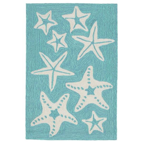 Liora Manne Capri Starfish Indoor/Outdoor Accent Rug