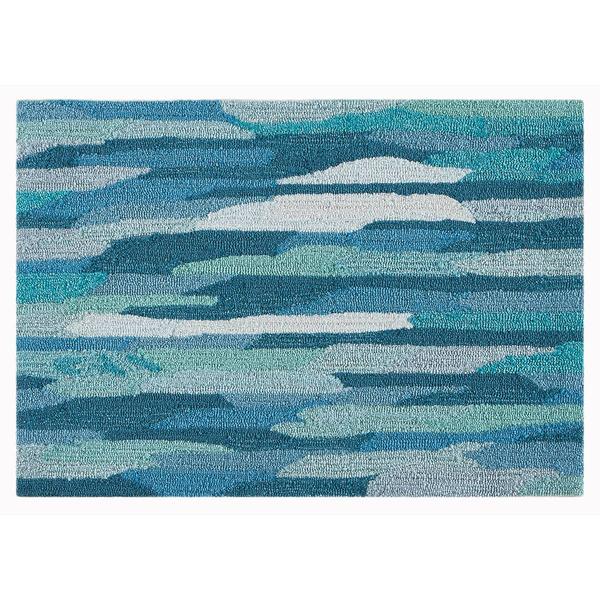 Liora Manne Capri Cloud Abstract Indoor/Outdoor Accent Rug