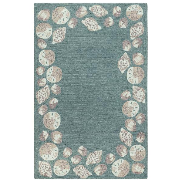 Liora Manne Capri Seashell Border Indoor/Outdoor Area Rug