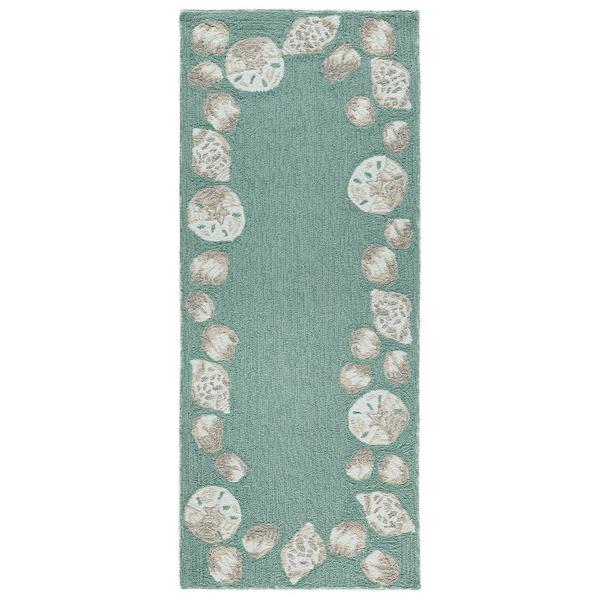 Liora Manne Capri Seashell Border Rectangular Runner