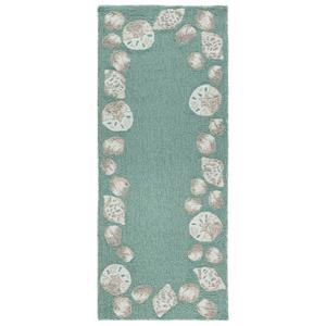 Liora Manne Capri Seashell Border Rectangular Runner