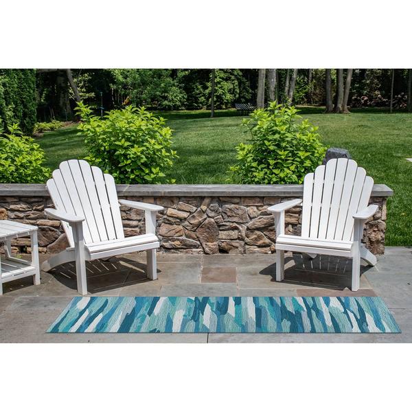 Liora Manne Capri Cloud Abstract Indoor/Outdoor Runner alternate view