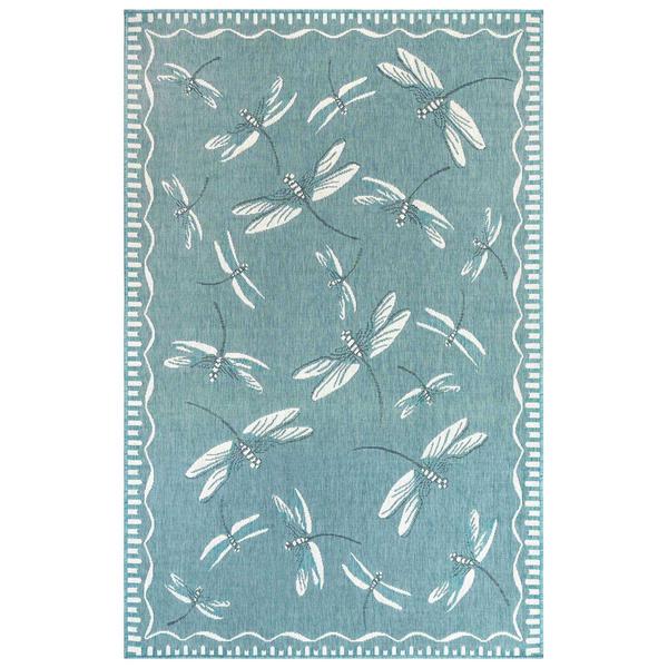 Liora Manne Carmel Dragonfly Rectangular Large Area Rug