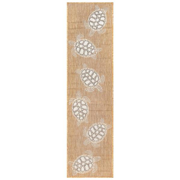 Liora Manne Carmel Sea Turtles Rectangular Large Runner