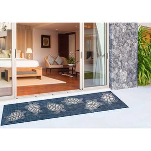 Liora Manne Carmel Sea Turtles Indoor/Outdoor Runner alternate view