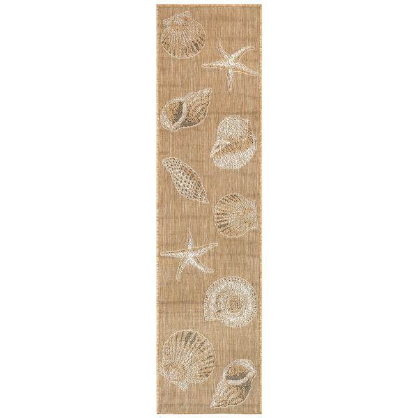 Liora Manne Carmel Shells Indoor/Outdoor Runner