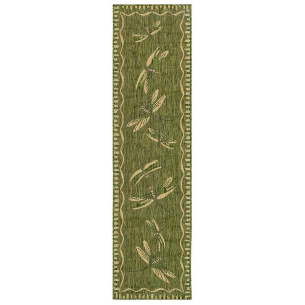 Liora Manne Carmel Dragonfly Indoor/Outdoor Runner
