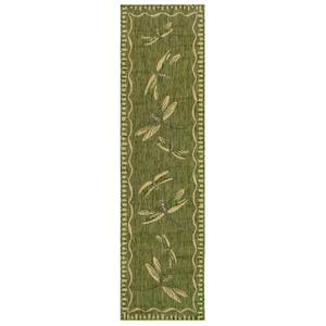 Liora Manne Carmel Dragonfly Indoor/Outdoor Runner