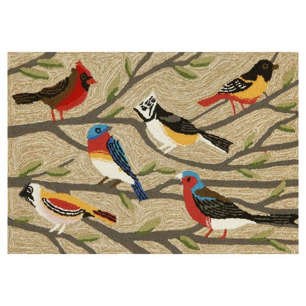 Liora Manne Frontporch Birds Rectangular Accent Rug
