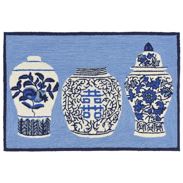 Liora Manne Frontporch Ginger Jars Rectangular Accent Rug