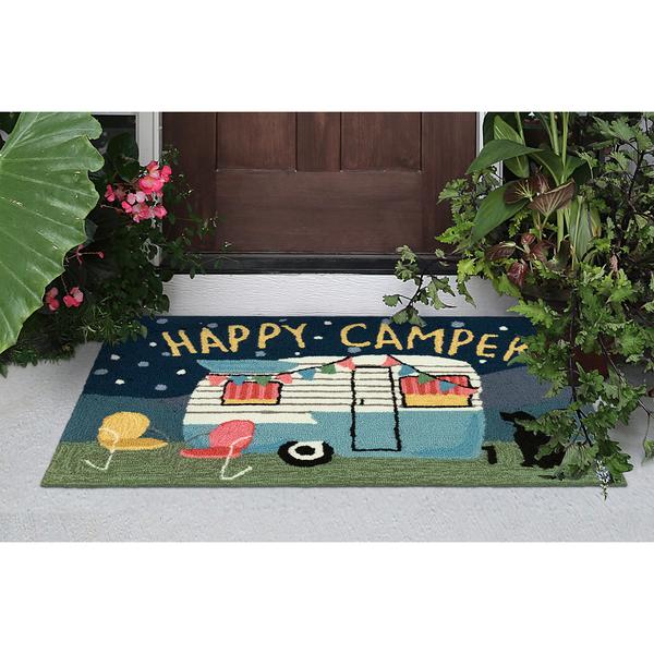 Liora Manne Frontporch Happy Camper Indoor/Outdoor Accent Rug alternate view