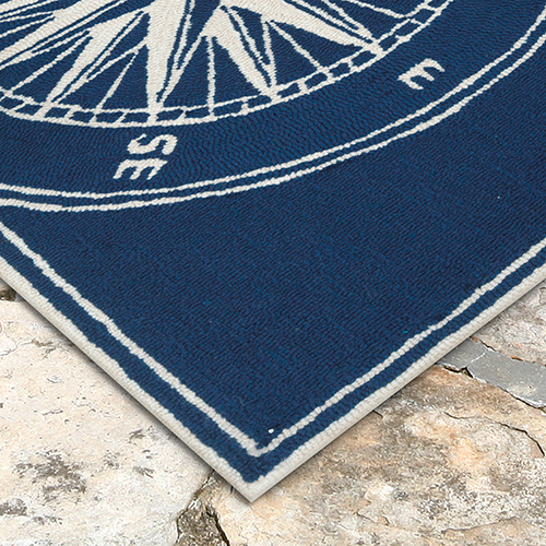 Liora Manne Frontporch Compass Rectangle Accent Rug