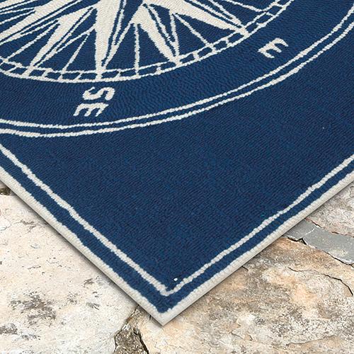 Liora Manne Frontporch Compass Rectangle Accent Rug alternate view
