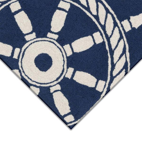 Liora Manne Frontporch Ship Wheel Rectangular Runner alternate view