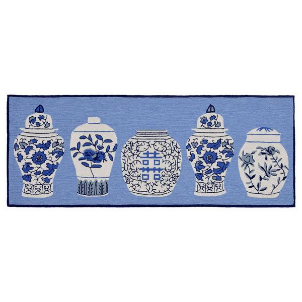 Liora Manne Frontporch Ginger Jars Rectangular Runner
