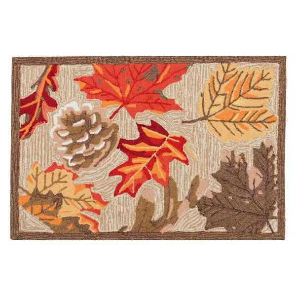 Liora Manne Ravella Falling Leaves Rectangular Accent Rug