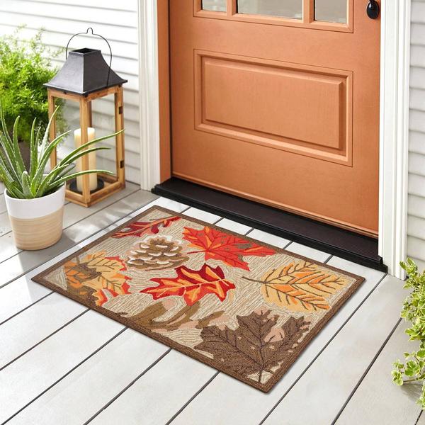 Liora Manne Ravella Falling Leaves Rectangular Accent Rug alternate view