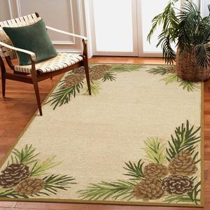 Liora Manne Ravella Forest Border Rectangular Area Rug alternate view