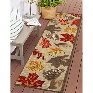 Liora Manne Ravella Falling Leaves Rectangular Runner alternate view