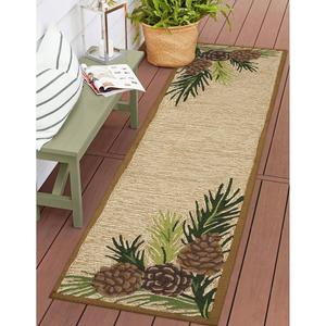 Liora Manne Ravella Forest Border Rectangular Runner alternate view