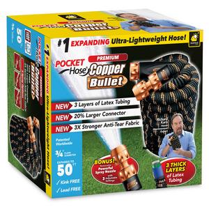 As Seen On TV 50ft. Copper Bullet Pocket Hose