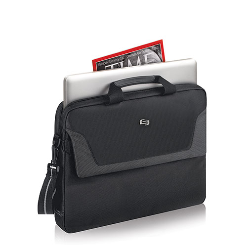 Solo Pro Slim Briefcase - Black