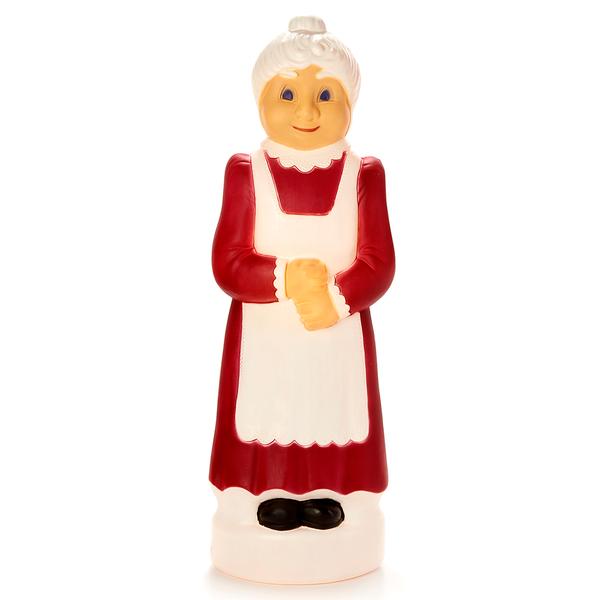 40in. Pre-Lit Mrs. Claus Blow Mold