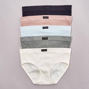 Womens Lucky Brand 5pk. Ribbed Seamless Hipster Panties-LVD45776