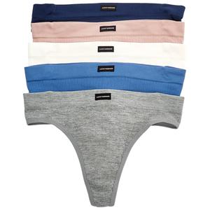 Womens Lucky Brand 5pk. Thong Panties - LVD45783