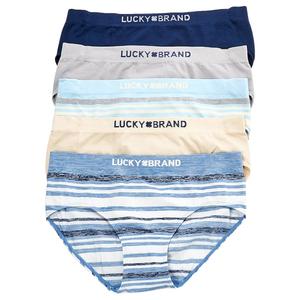Womens Lucky Brand Seamless Stripe Hipster Panties - LVD50277NCMX