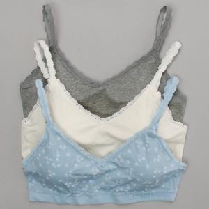 Womens Lucky Brand 3pk. V-Neck Comfort Bralette - LVD102652 alternate view