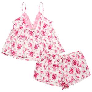 Womens Jessica Simpson Camisole Flowy Short Hearts Pajama Set alternate view