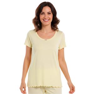 Womens Jessica Simpson Short Sleeve Pajama Tee w/ Rosette