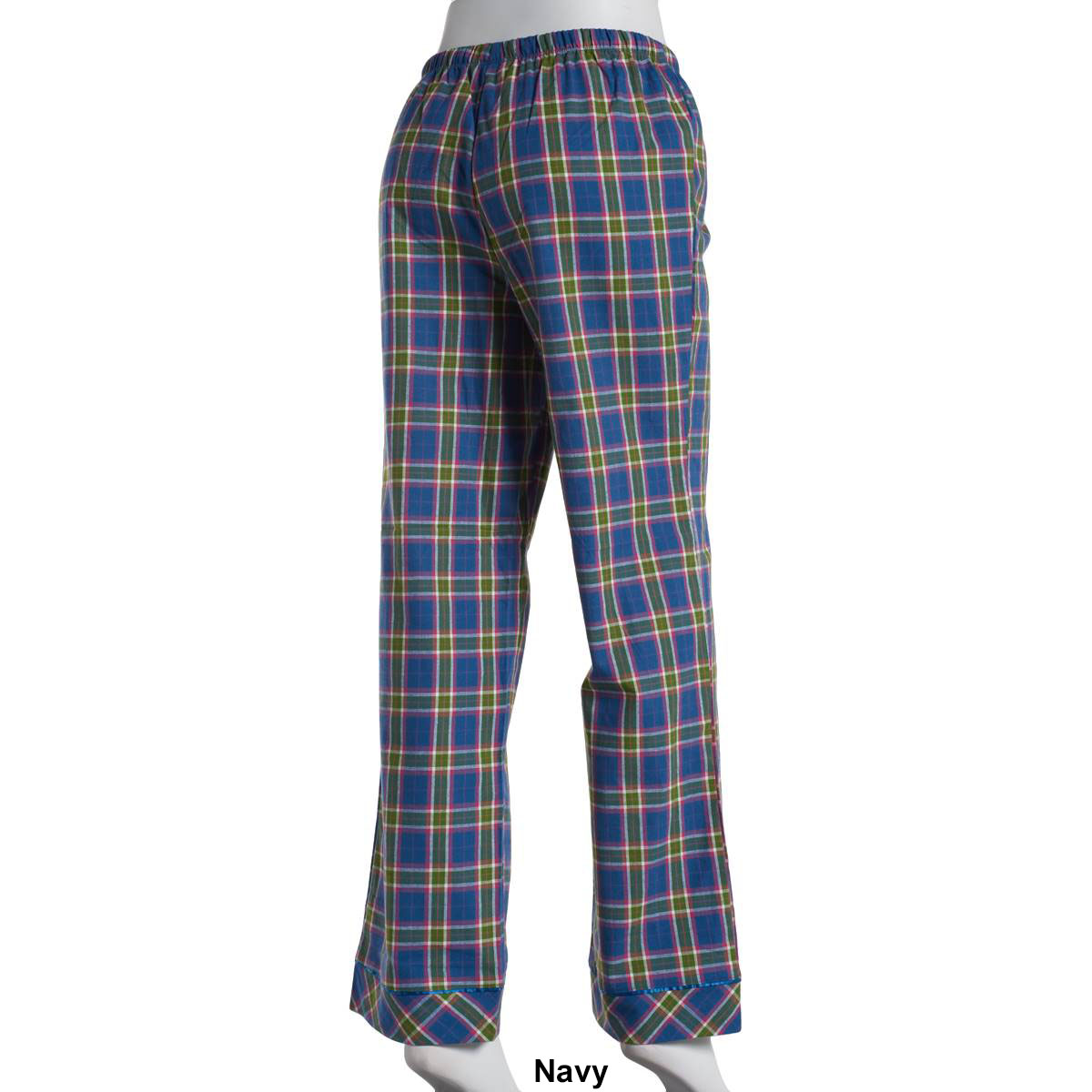 Womens Ava Rose Plaid Flannel Pajama Pants