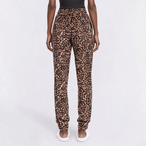 Womens Jessica Simpson Cheetah & Paisley Velour Pajama Bottoms alternate view