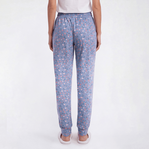Womens Jessica Simpson Flowers Velour Pajama Bottoms alternate view